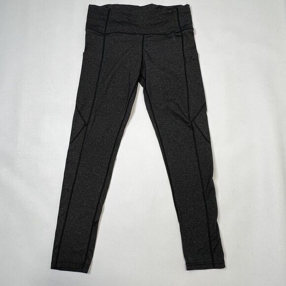 Barbell Apparel Adore Pocket Leggings Size Medium Black Heathered Lifting Gym - Picture 1 of 10